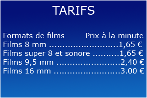 tarifs cinema